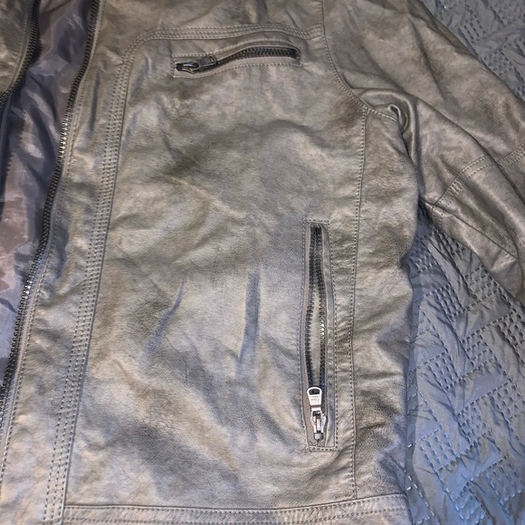 Calvin Klein faux leather jacket Men XL - Picture 2 of 8